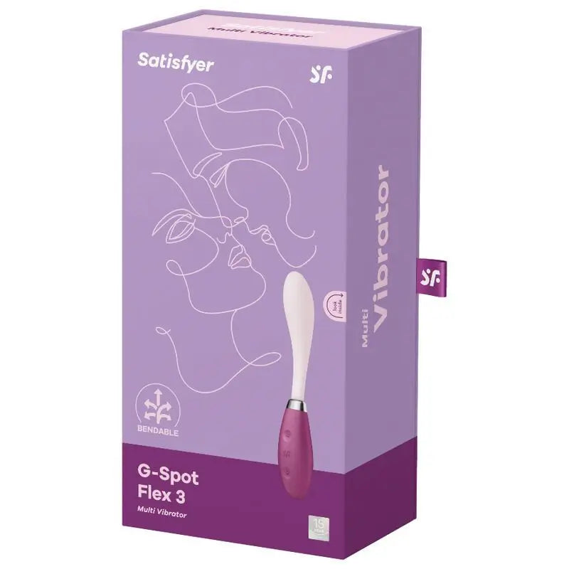 Satisfyer Vibrator  G-Spot Flex 3 Multi Vibrador - Rojo