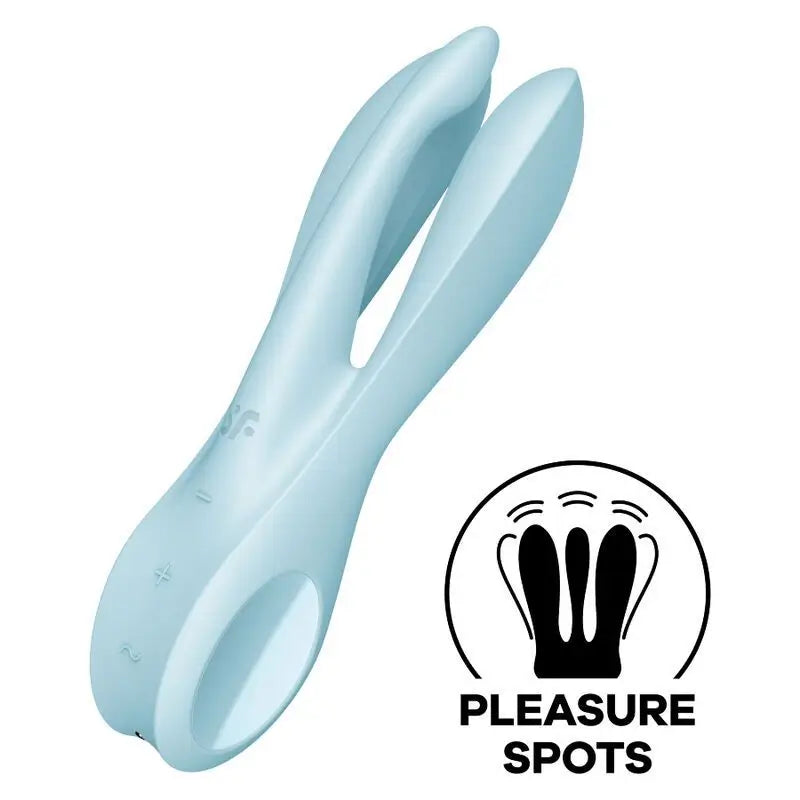 Satisfyer Vibrator  Threesome 1 Vibrador - Azul