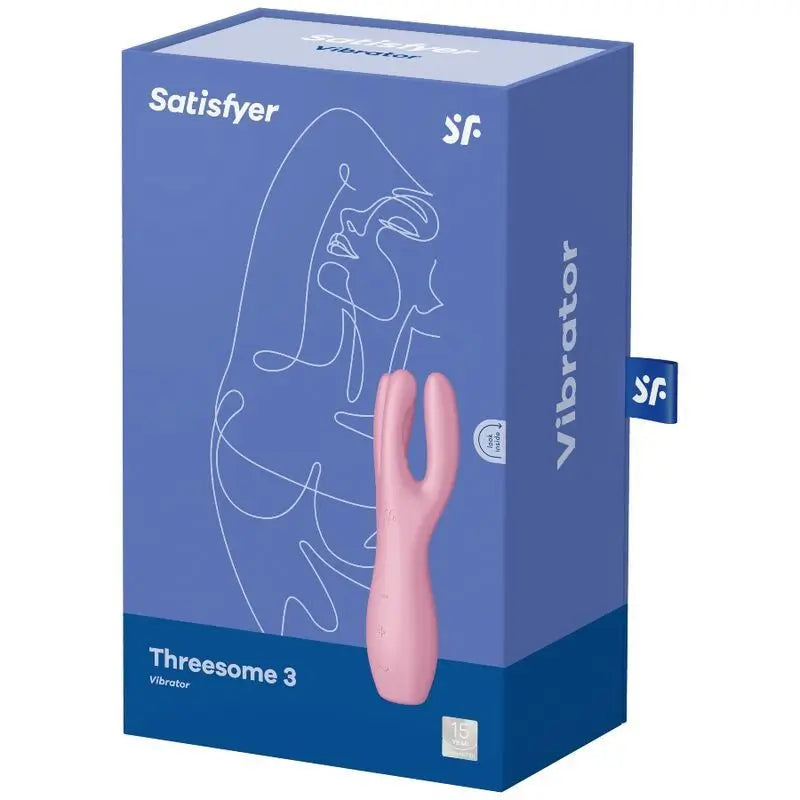 Satisfyer Vibrator  Threesome 3 Vibrador - Rosa