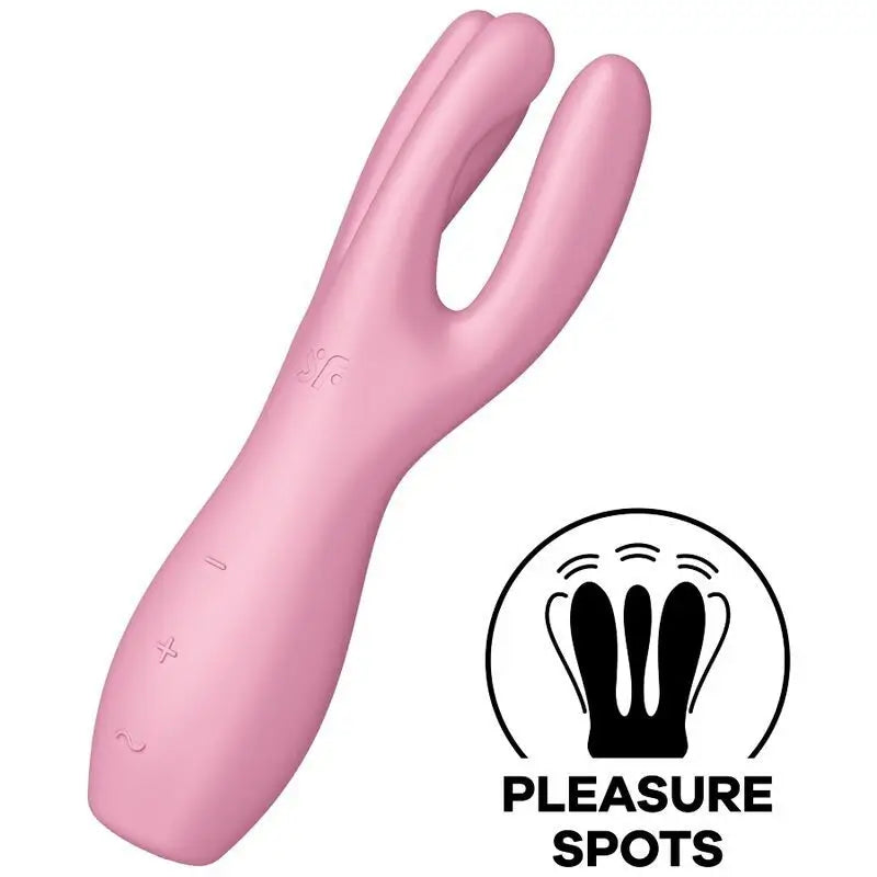 Satisfyer Vibrator  Threesome 3 Vibrador - Rosa