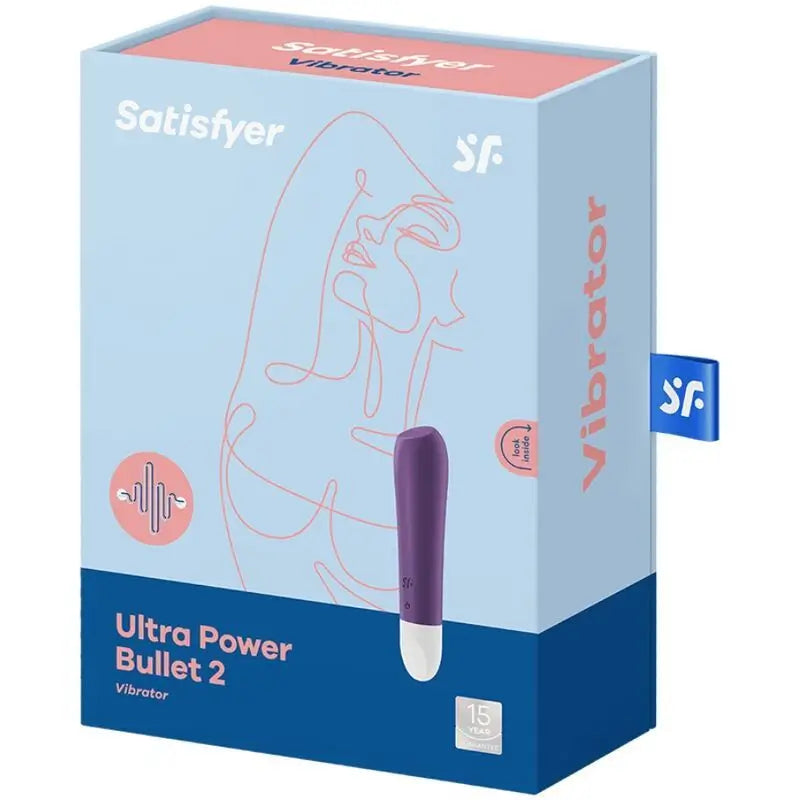 Satisfyer Vibrator Ultra Power Bullet 2 Bala Vibradora Morada