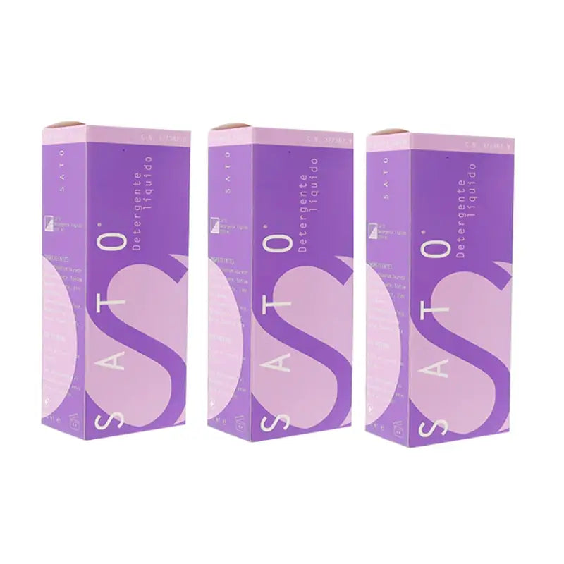 Sato Detergente Líquido Pack, 3 x 200 ml