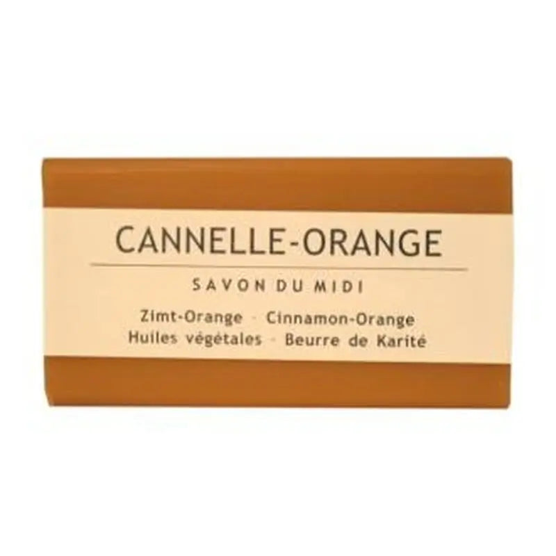 Savon Du Midi Jabon En Pastilla De Canela Y Naranja 100Gr. Bio 