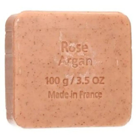 Savon Du Midi Jabon Exfoliante Argan-Rosa Pastilla 100Gr. Bio 