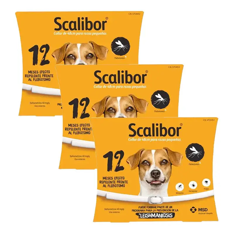 Scalibor Collar 48 cm Pack 3 uds