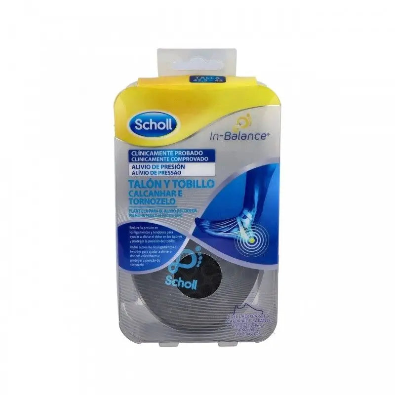 Scholl Plantillas In-Balance Talón y Tobillo Talla L