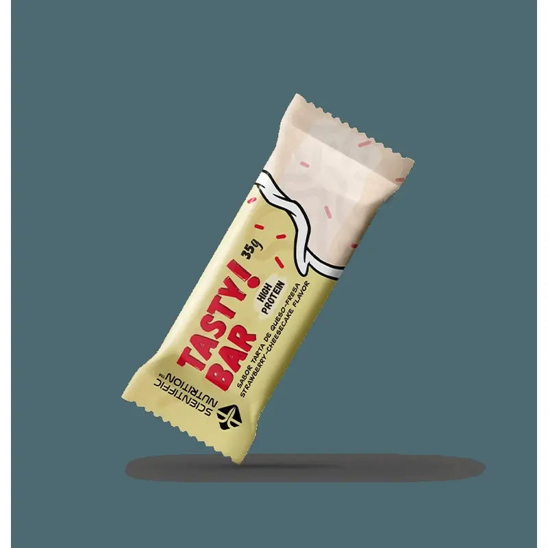 Scientiffic Nutrition Tasty! Bar Tarta De Queso Con Fresa , 35 gramos