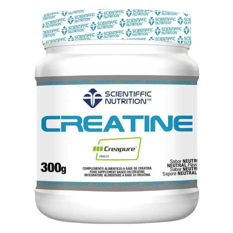 Scientiffic Nutrition  Creatine 100% Creapure, Creatina Monohidratada En Polvo  , 300 gramos