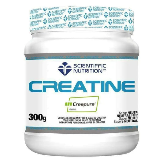 Scientiffic Nutrition  Creatine 100% Creapure, Creatina Monohidratada En Polvo  , 300 gramos