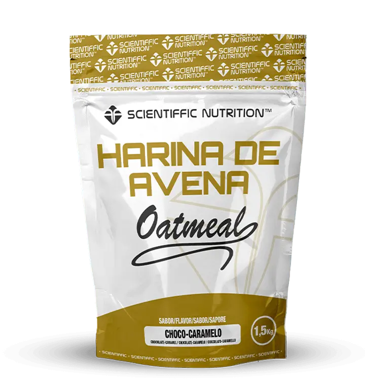 Scientiffic Nutrition Harina Avena Chocobar Caramel, 1,5 kg