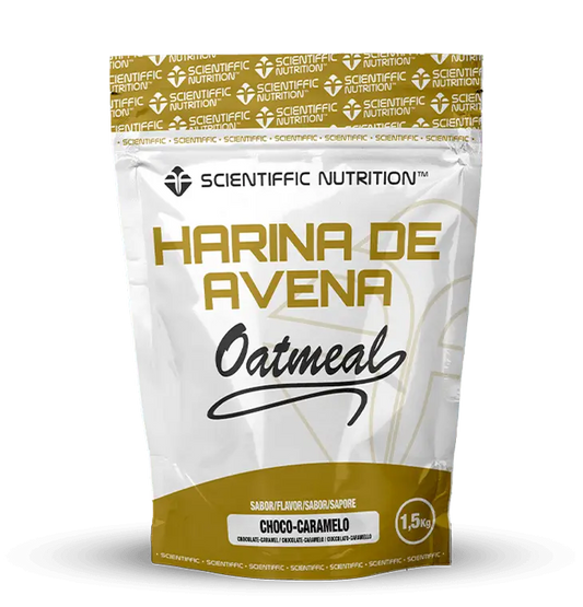 Scientiffic Nutrition Harina Avena Chocobar Caramel, 1,5 kg