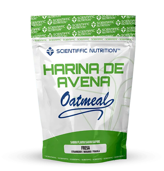 Scientiffic Nutrition Harina Avena Fresa, 1 kg