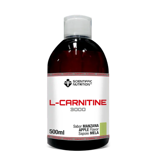 Scientiffic Nutrition L-Carnitina Liquida Manzana 3, 500 ml