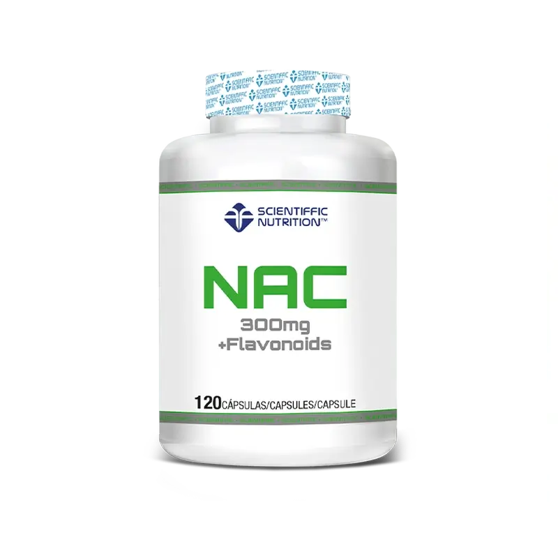 Scientiffic Nutrition Nac +Flavonoids 300Mg , 120 capsulas