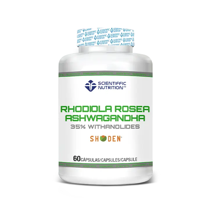 Scientiffic Nutrition Rhodiola Rosea + Ashwaandha, 60 capsulas