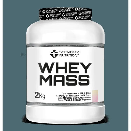 Scientiffic Nutrition Whey Mass Fresa Chocolate Blanco, 2000 gramos