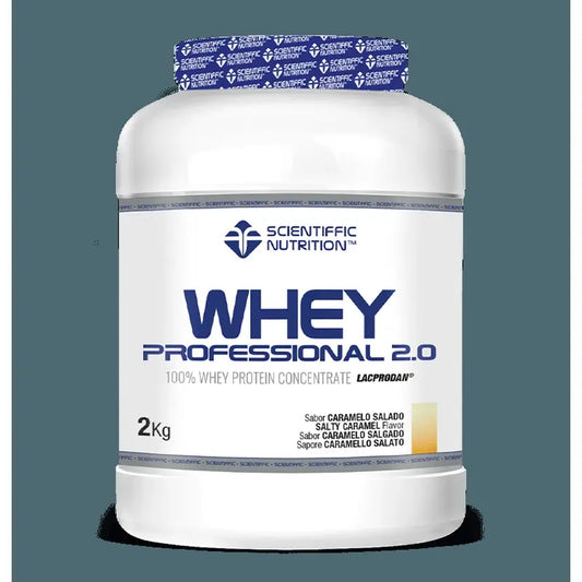 Scientiffic Nutrition Whey Professional 2.0 Caramelo Salado, 2000 gramos