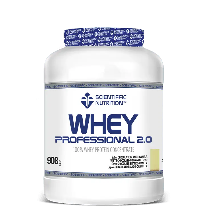 Scientiffic Nutrition Whey Professional 2.0 Choco Blanco Canela, 908 g