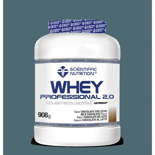 Scientiffic Nutrition Whey Professional 2.0 Choco Con Leche , 908 gramos