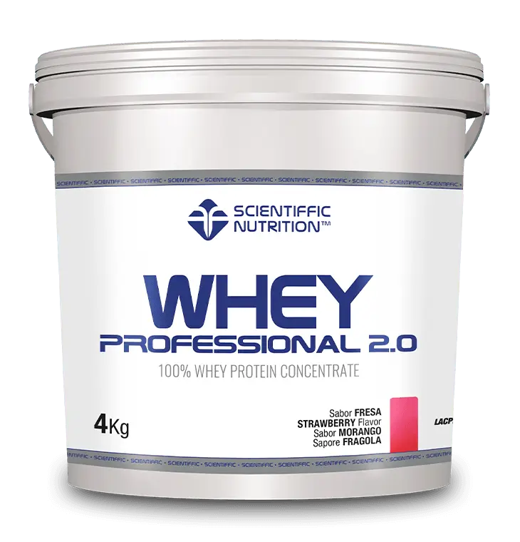 Scientiffic Nutrition Whey Professional 2.0 Fresa, 4 kg