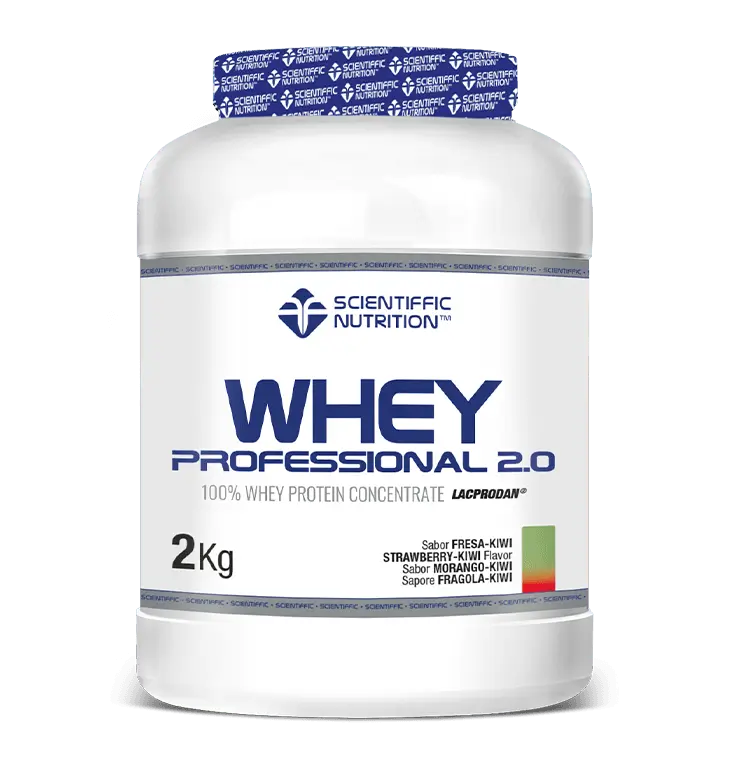 Scientiffic Nutrition Whey Professional 2.0 Fresa Kiwi, 2 kg