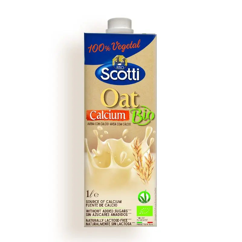 Scotti Bebida Vegetal De Avena Con Calcio 1L. Bio Vegan