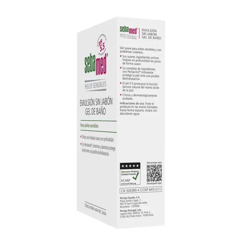 SEBAMED Gel de Baño Emulsión Sin Jabón 500 ml