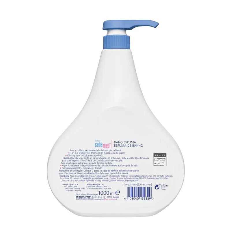 SEBAMED Baby Baño Espuma 1000 ml