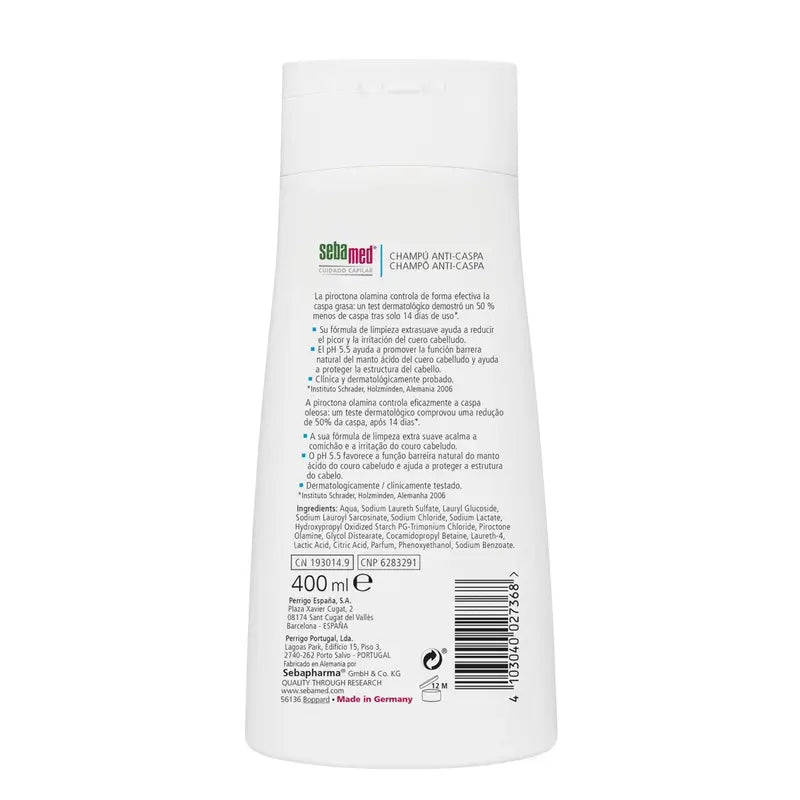 SEBAMED Champú Anticaspa 400 ml