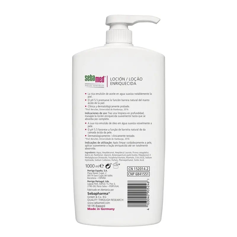 SEBAMED Loción Enriquecida 1000 ml