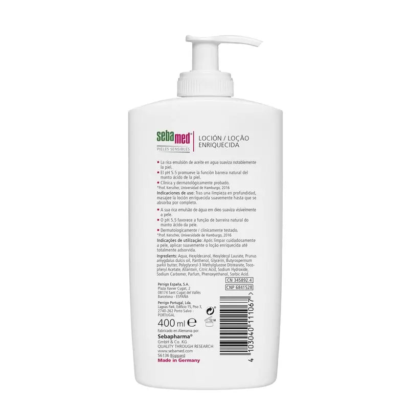 SEBAMED Loción Enriquecida 400 ml