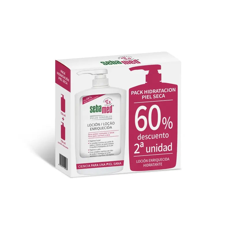 Sebamed Pack Loción Corporal , 750 ml 2ª ud al 60%