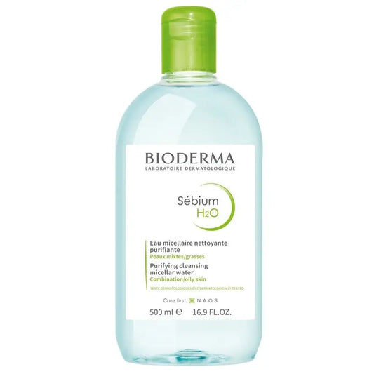 BIODERMA  Sebium H2O Agua Micelar, 500 ml