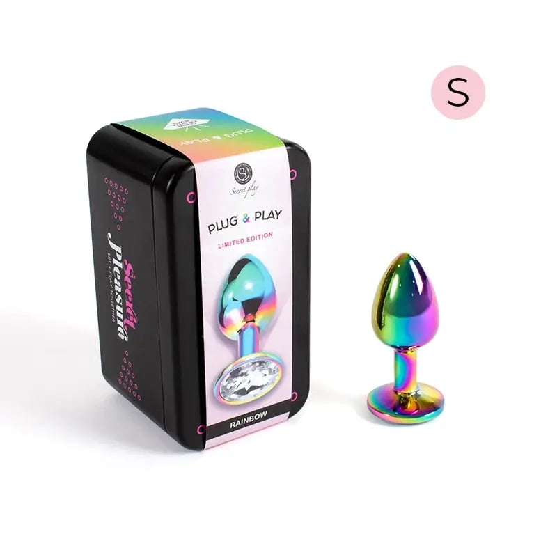 Secret Play Metal Butt Plug Multicolor Talla S 7 Cm