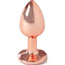 Secret Play Metal Butt Plug Oro Rosa Talla S 7 Cm