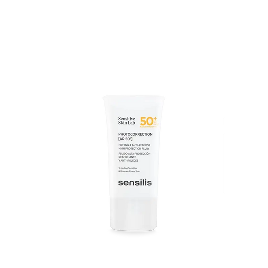 Sensilis Photocorrection [Ar SPF 50+] Fluido Reafirmante y Anti-Rojeces 40 ml