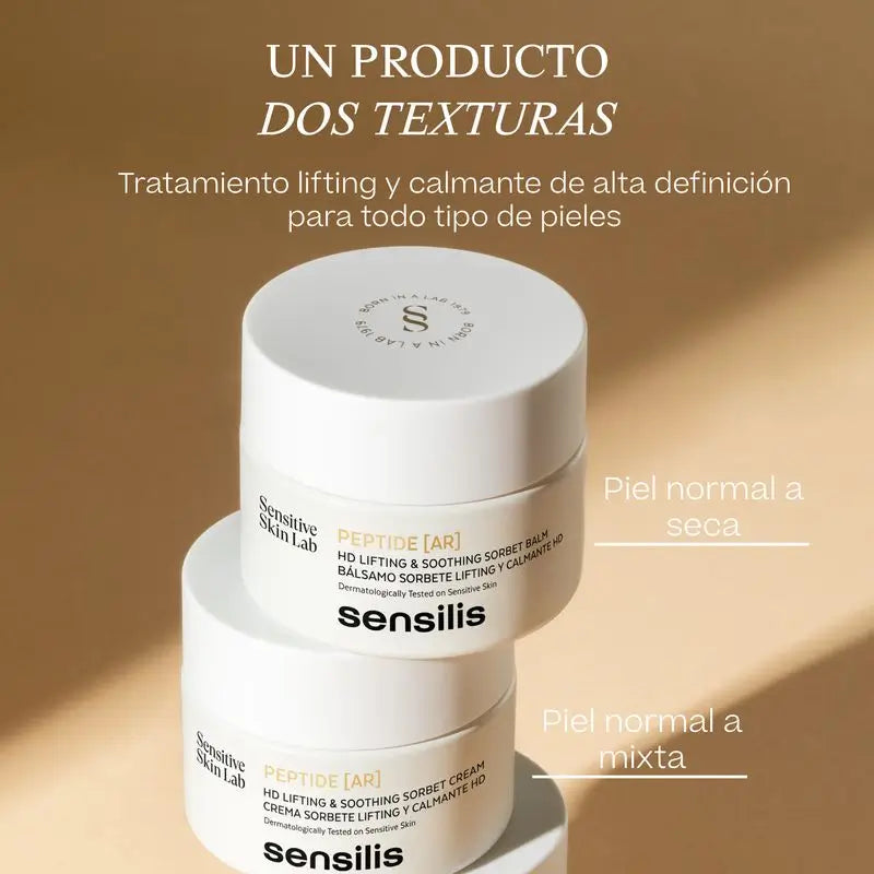 Sensilis Sensilis Peptide [Ar] Bálsamo Sorbete Efecto Lifting Piel Seca, 50 ml