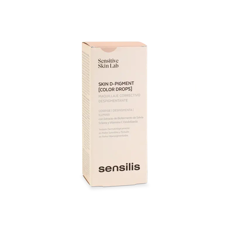 Sensilis Skin D-Pigment Maquillaje Corrector Despigmentante Tono Beige, 30 ml