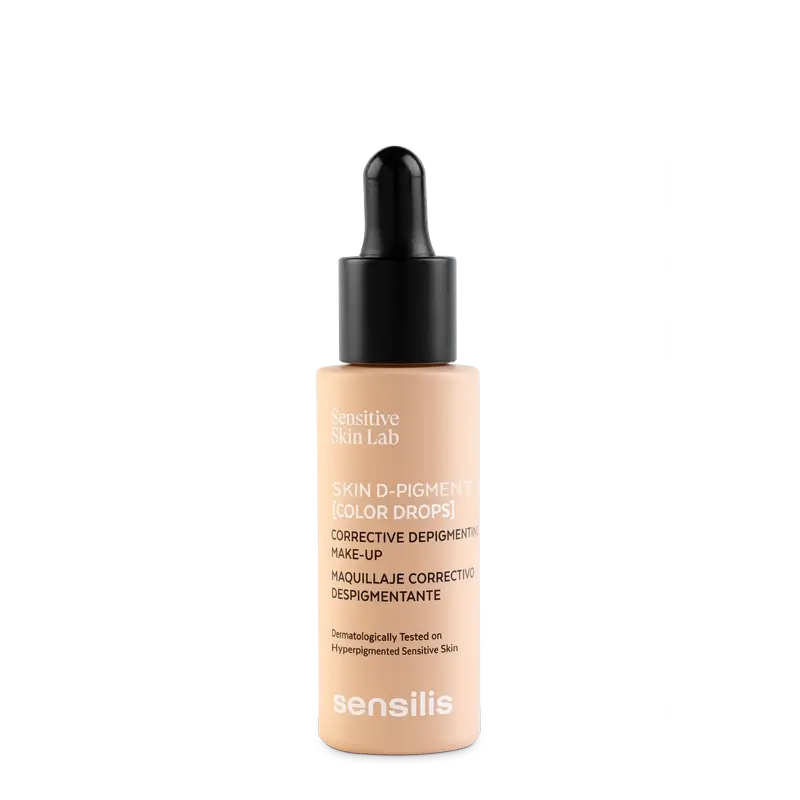 Sensilis Skin D-Pigment Maquillaje Corrector Despigmentante Tono Beige, 30 ml