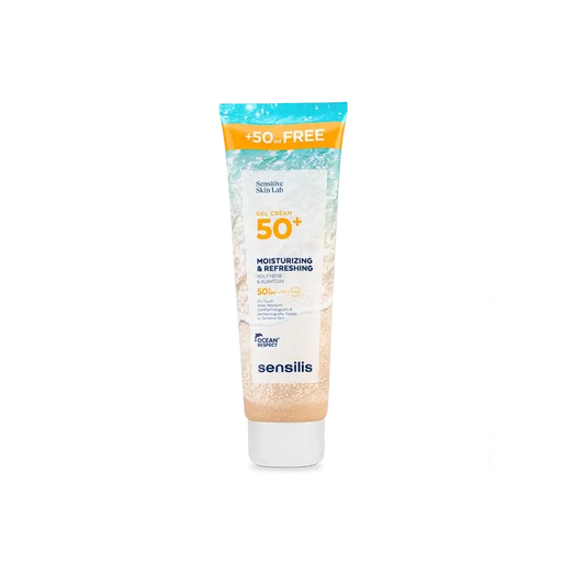 Sensilis Gel Crema SPF 50+ Hidratante y Refrescante, 250 ml