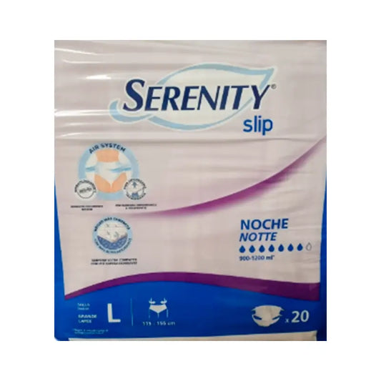 Serenity Slip Noche Talla Grande, 80 unidades