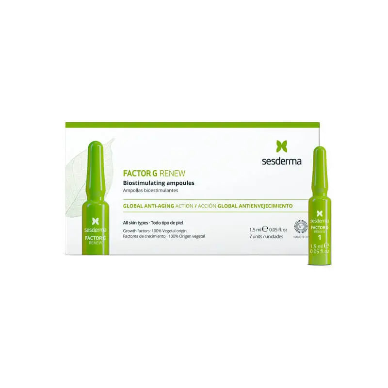 SESDERMA factor g renew ampollas bioestimulantes 7 ampollas x 1,5 ml