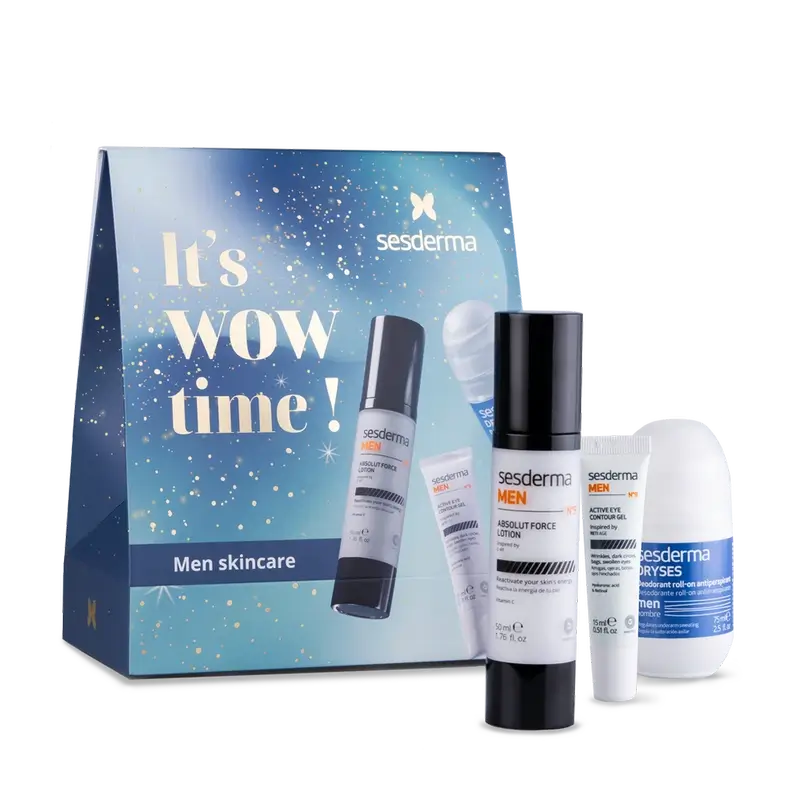 Sesderma Pack Men Skincare It'S Wow Time, 3 unidades