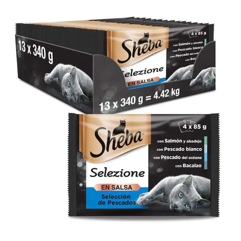 Sheba Cuisine Seleccion Pescados Caja 13X4X85Gr