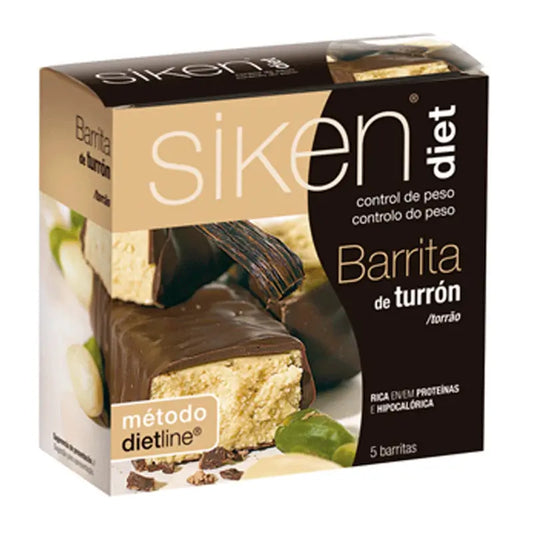 Siken Diet Barrita Turrón 5 unidades