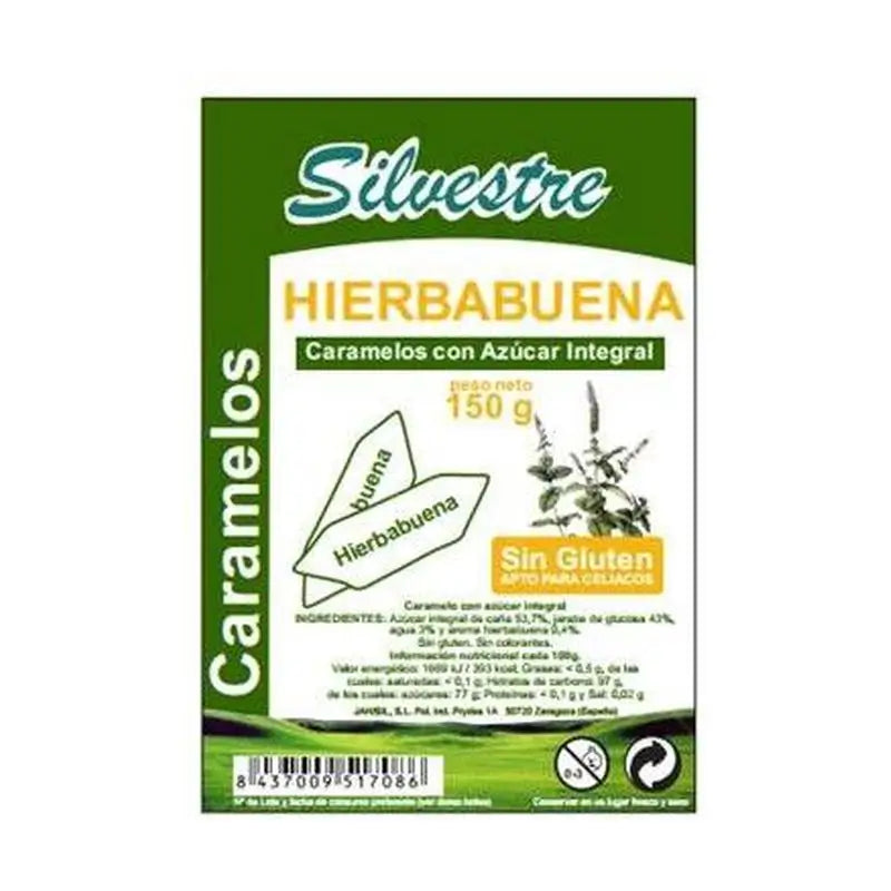 Silvestre Caramelos De Hierbabuena Azucar De Caña 1Kg