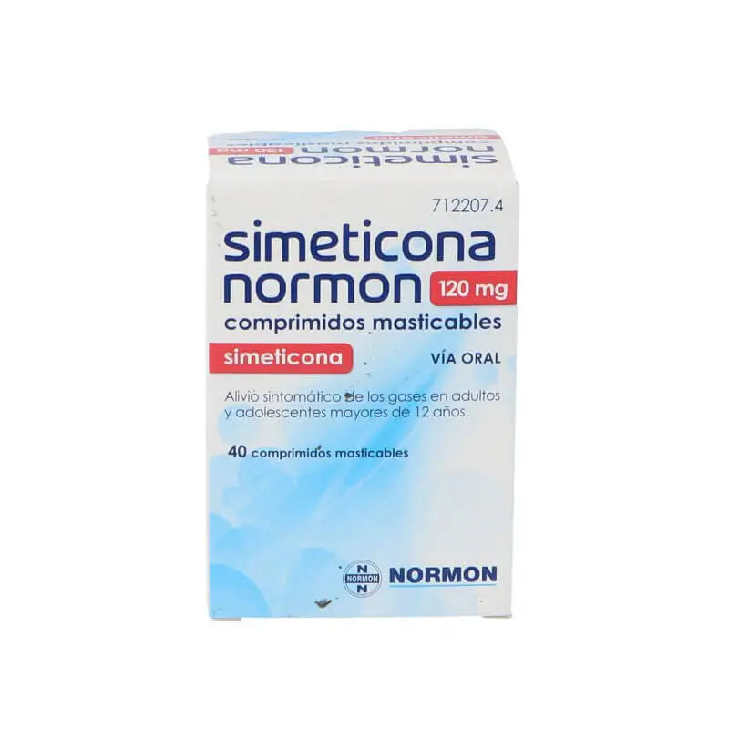 Simeticona Normon 120 mg 40 comprimidos Masticables