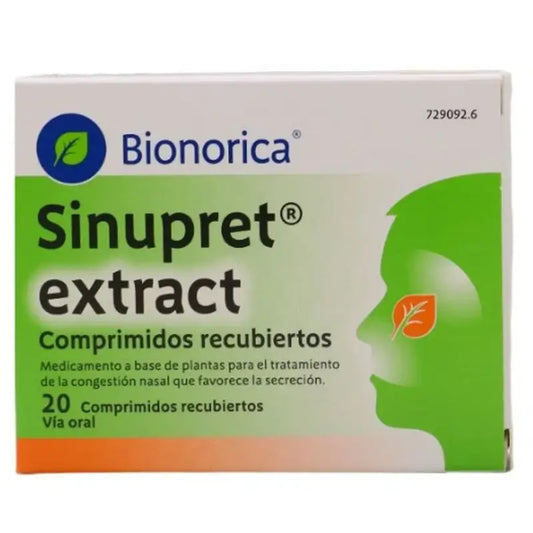 Sinupret Extract, 20 comprimidos