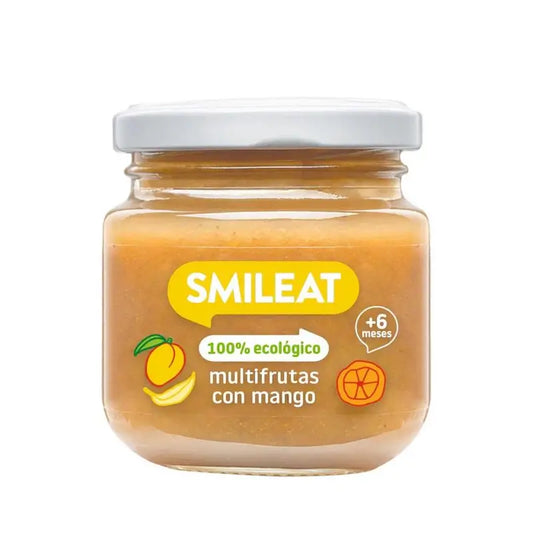 Smileat Tarrito Multifrutas con mango, 6x130 Gr