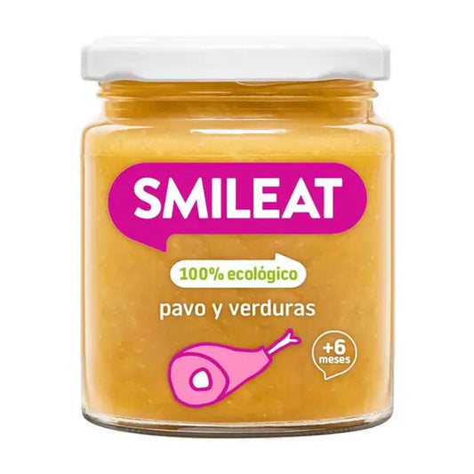 Smileat Tarrito Pavo Con Verduras, 6x230 Gr